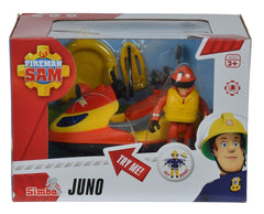 Pompierul sam jetsky cu roti si figurina, Simba - Publisol.ro