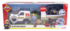 Pompierul Sam vehicul salvare animale cu figurine si remorca - Publisol.ro