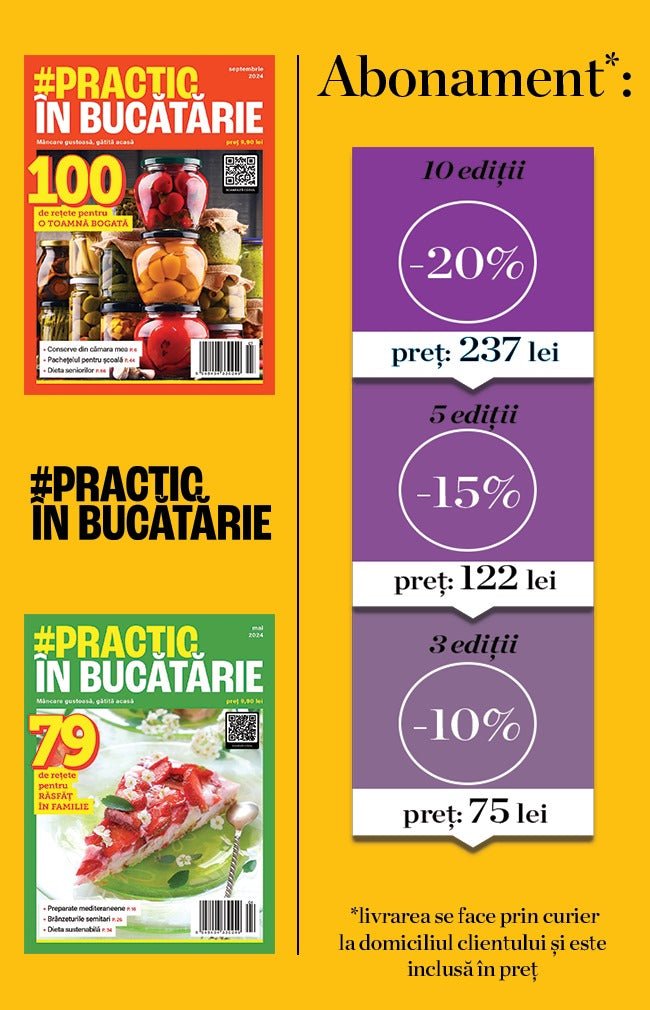 #Practic in bucatarie - Abonament - Publisol.ro