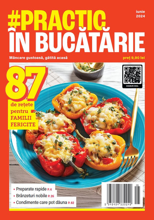 Coperta revistei #Practic in bucatarie iunie 2024