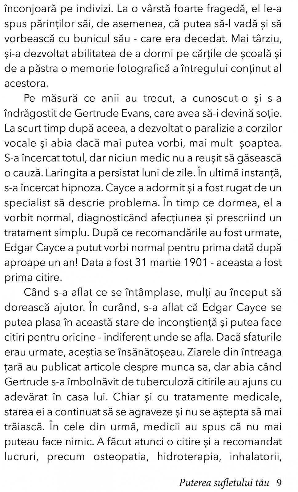 Puterea Sufletului tau, de Edgar Cayce - Publisol.ro