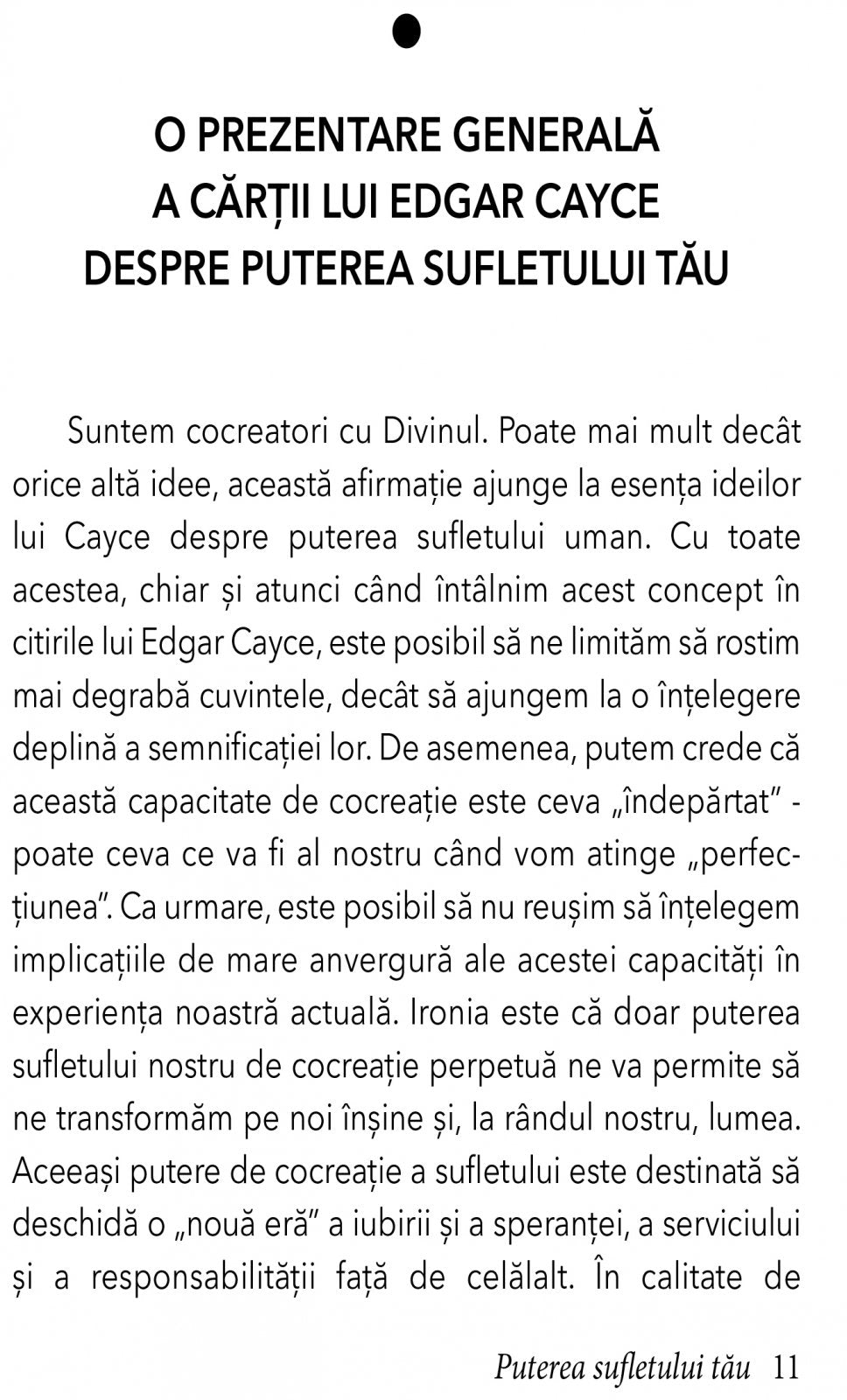 Puterea Sufletului tau, de Edgar Cayce - Publisol.ro