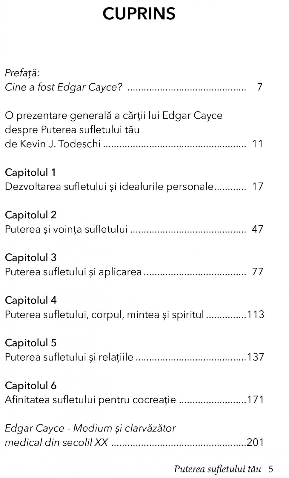 Puterea Sufletului tau, de Edgar Cayce - Publisol.ro