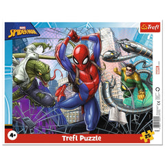 Puzzle 25 plansa curajosul spiderman, Trefl - Publisol.ro