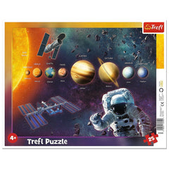 Puzzle 25 plansa sistemul solar, Trefl - Publisol.ro