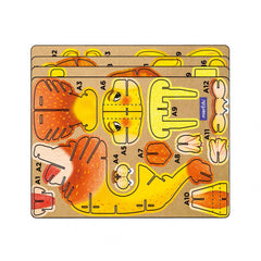 Puzzle 3D cu sunete - Leu, Build n Sound - mierEdu - Publisol.ro