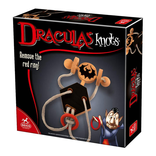 Puzzle 3D Dracula’s Knots 2 - Joc de logica cu piese din lemn, D - Toys - Publisol.ro