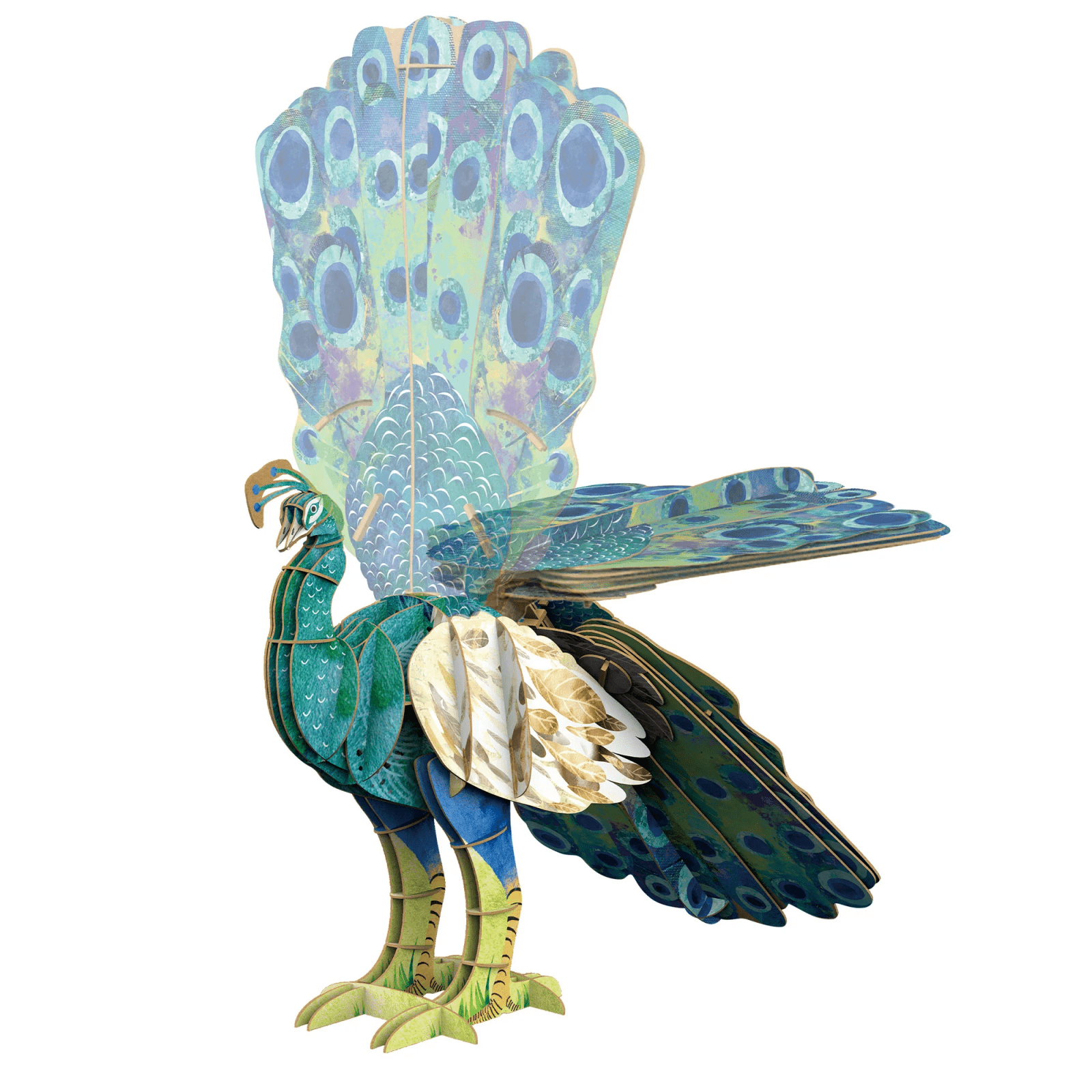 Puzzle 3D ECO - Paun (deluxe) - mierEdu - Publisol.ro