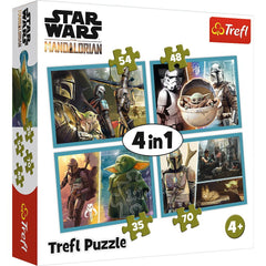 Puzzle 4in1 mandalorian si lumea lui, Trefl - Publisol.ro