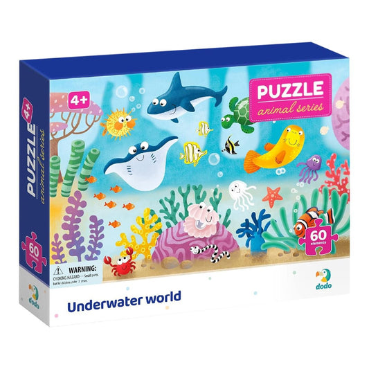 Puzzle 60 de piese, Lumea subacvatica, Dodo Toys - Publisol.ro