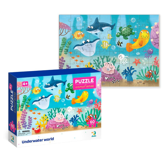 Puzzle 60 de piese, Lumea subacvatica, Dodo Toys - Publisol.ro