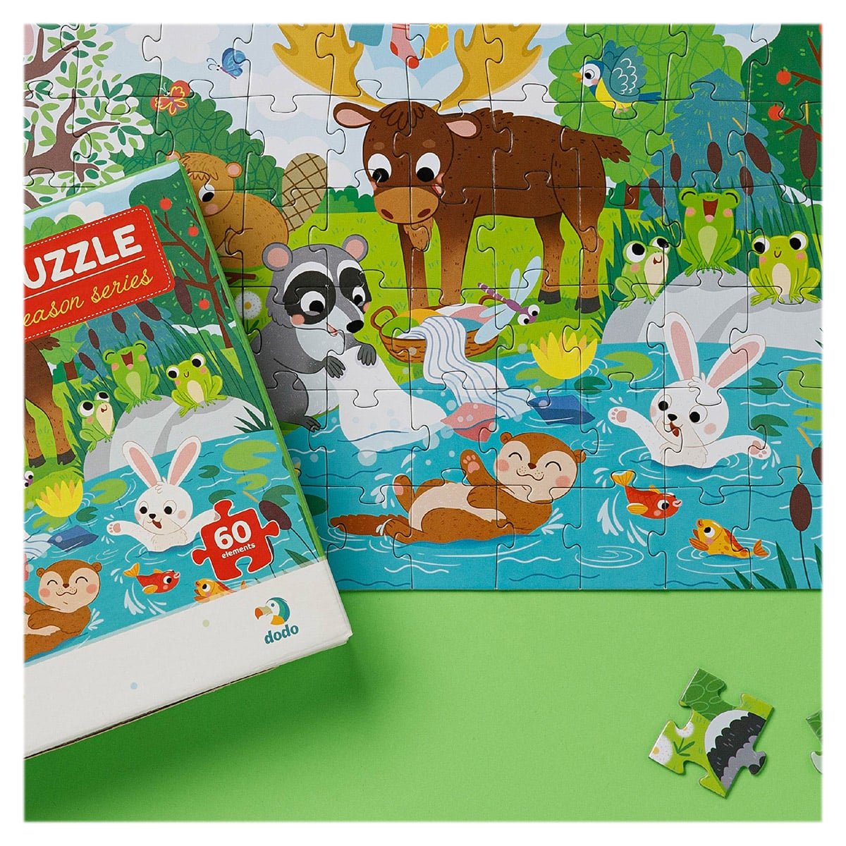 Puzzle 60 de piese, Zile insorite, Dodo Toys - Publisol.ro