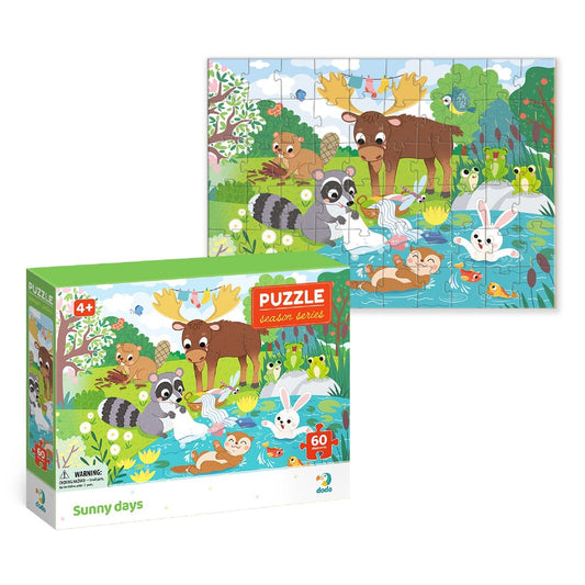 Puzzle 60 de piese, Zile insorite, Dodo Toys - Publisol.ro