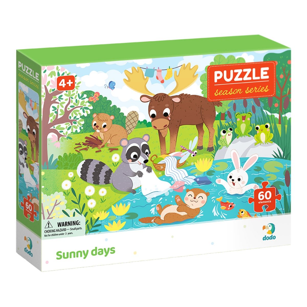 Puzzle 60 de piese, Zile insorite, Dodo Toys - Publisol.ro