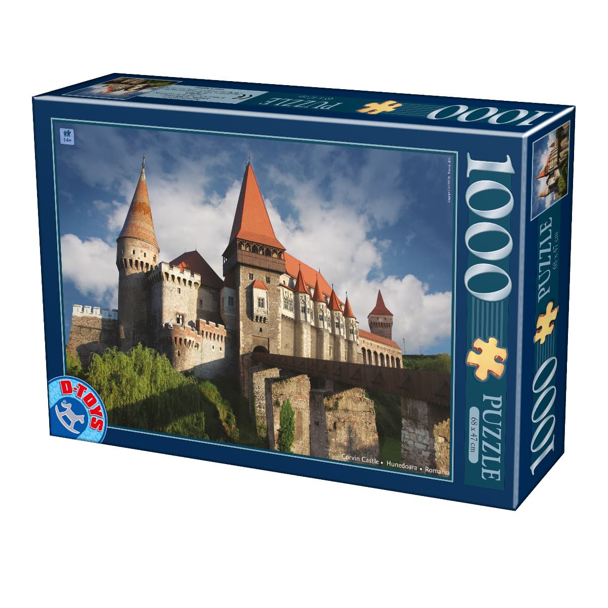 Puzzle Castelul Corvinilor Hunedoara ziua - Puzzle adulti 1000 piese - Imagini din Romania, D - Toys - Publisol.ro