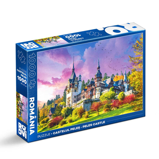 Puzzle Castelul Peles - Puzzle adulti 1000 piese - Imagini din Romania, D - Toys - Publisol.ro