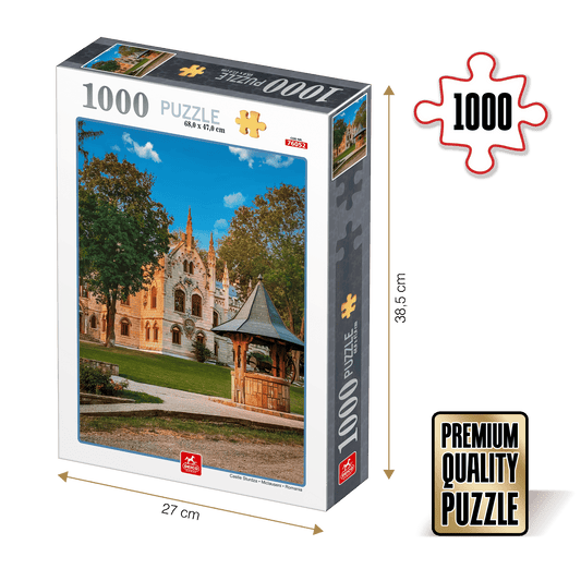 Puzzle Castelul Sturdza, Romania - Puzzle adulti 1000 piese, D - Toys - Publisol.ro