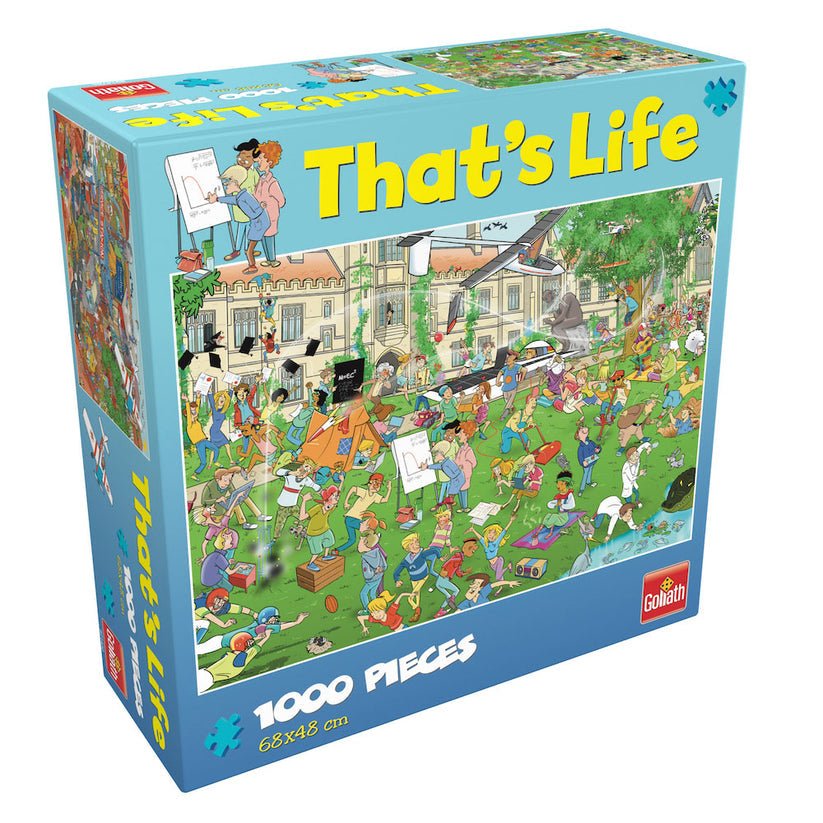 Puzzle Cauta si Gaseste - La scoala, 1000 piese, Goliath - Publisol.ro