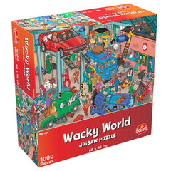 Puzzle Cauta si Gaseste - La sevice auto, 1000 piese, Goliath - Publisol.ro