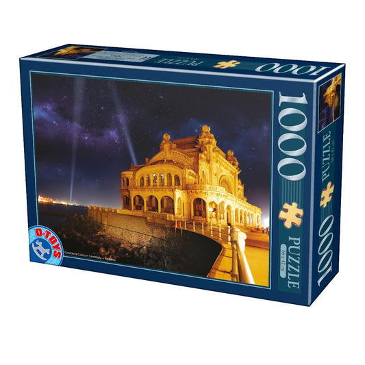 Puzzle Cazinoul din Constanta noaptea - Puzzle adulti 1000 piese - Imagini din Romania, D - Toys - Publisol.ro