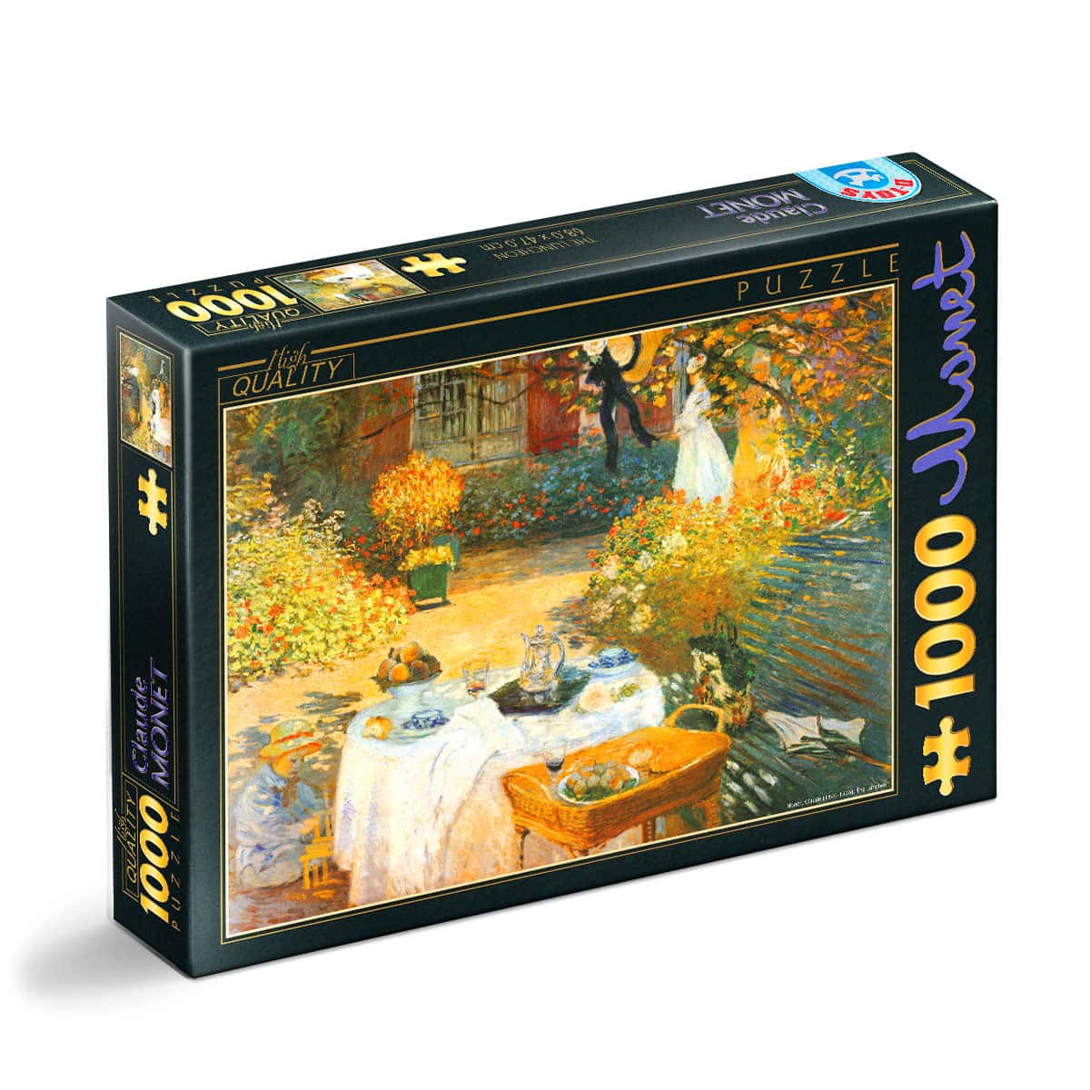 Puzzle Claude Monet - Puzzle adulti 1000 piese - The Lunch/Pranzul, D - Toys - Publisol.ro