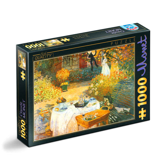 Puzzle Claude Monet - Puzzle adulti 1000 piese - The Lunch/Pranzul, D - Toys - Publisol.ro