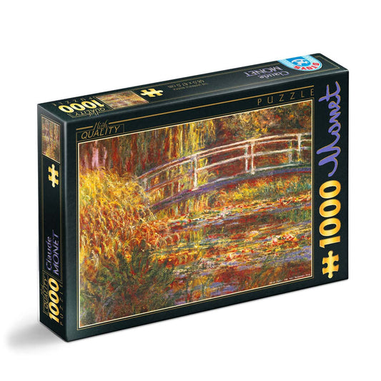 Puzzle Claude Monet - The Japanese Bridge - Puzzle adulti 1000 piese, D - Toys - Publisol.ro