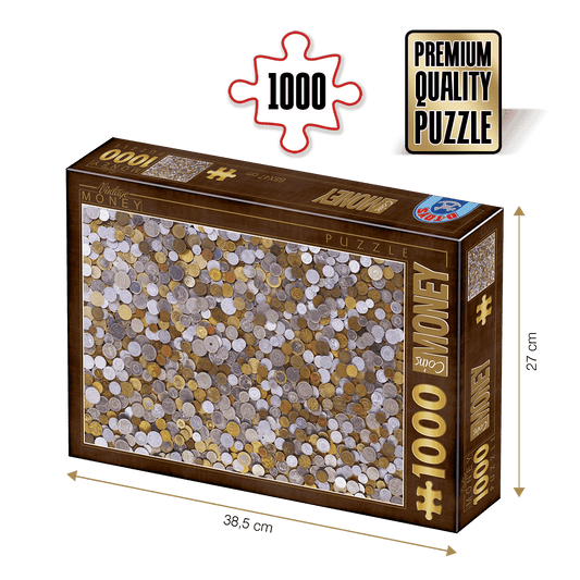 Puzzle Coins - Puzzle adulti 1000 piese - Vintage Posters, D - Toys - Publisol.ro