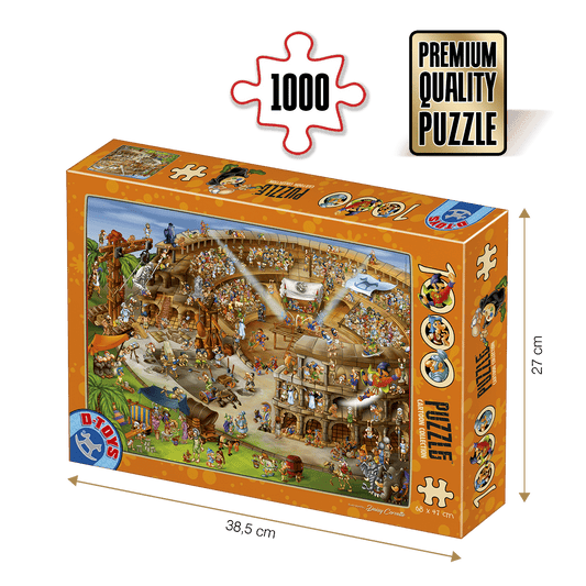 Puzzle Colosseum - Puzzle adulti 1000 piese - Cartoon Collection, D - Toys - Publisol.ro