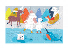 Puzzle cu 28 de piese  -Polar - Avenir