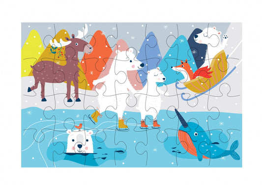 Puzzle cu 28 de piese - Polar - Avenir - Publisol.ro