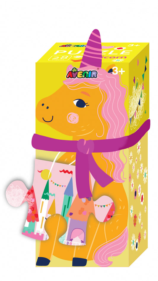 Puzzle cu 28 de piese  - Unicorn - Avenir