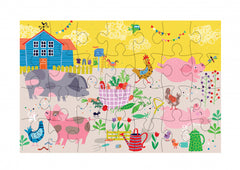 Puzzle cu 28 de piese  - Ferma - Avenir