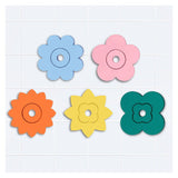 Puzzle de baie, set 10 piese, Flower power, Quut Toys - Publisol.ro