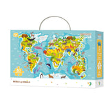 Puzzle de observare, Animalele lumii, 80 piese, Dodo Toys - Publisol.ro