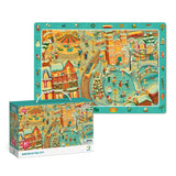 Puzzle de observare, Iarna in oras, 80 piese, Dodo Toys - Publisol.ro