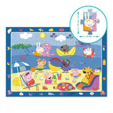 Puzzle de observare Peppa Pig, Vacanta de vara, 50 piese, Dodo Toys - Publisol.ro