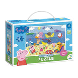 Puzzle de observare Peppa Pig, Vacanta de vara, 50 piese, Dodo Toys - Publisol.ro