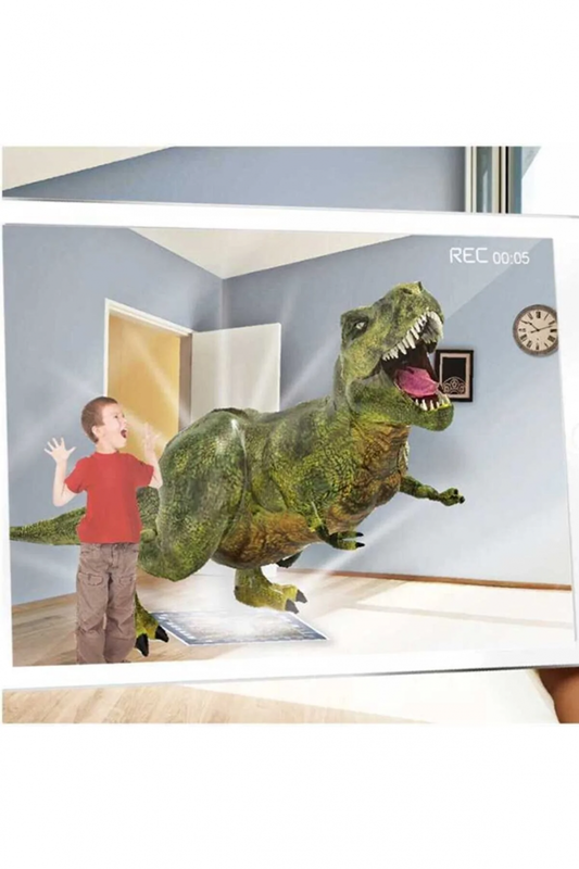 Puzzle de podea cu realitate augmentata AR - Dinozauri - 4M