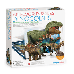 Puzzle de podea cu realitate augmentata AR - Dinozauri - 4M - Publisol.ro