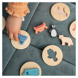 Puzzle de potrivire a formelor, Animale polare, BS Toys - Publisol.ro