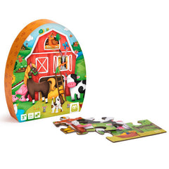 Puzzle Educativ - 24 Piese - Ferma, EurekaKids - Publisol.ro