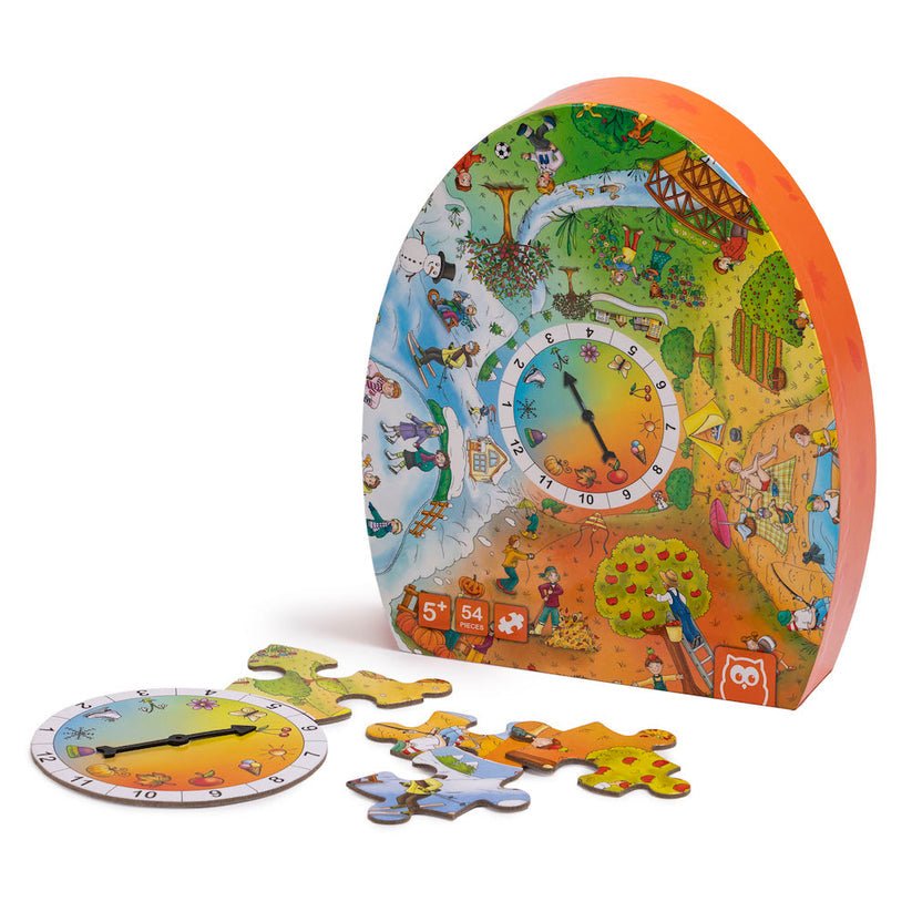 Puzzle Educativ - 54 Piese - 4 Sezoane, EurekaKids - Publisol.ro
