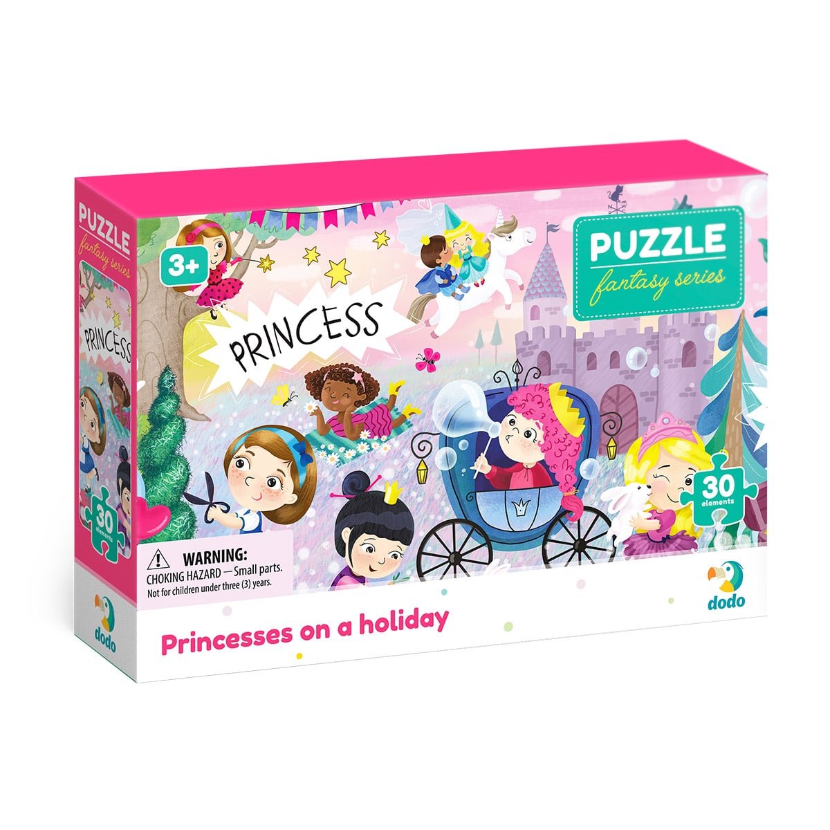 Puzzle educativ, Printesele in vacanta, 30 piese, Dodo Toys - Publisol.ro