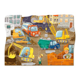 Puzzle educativ, Vehicule de constructie, 30 piese, Dodo Toys - Publisol.ro