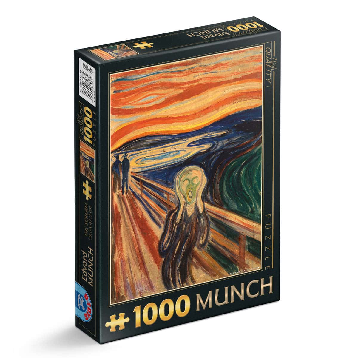 Puzzle Edvard Munch - Puzzle adulti 1000 piese - The Scream, D - Toys - Publisol.ro