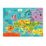 Puzzle Harta Europei, 100 piese, Dodo Toys - Publisol.ro