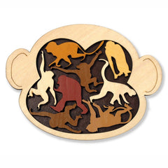 Puzzle logic cu animale Constantin’s - Monkey Madness, Recent Toys - Publisol.ro