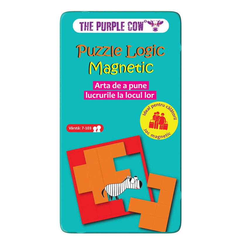 Puzzle Logic Magnetic, Purple Cow - Publisol.ro
