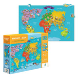 Puzzle magnetic, Harta lumii, Dodo Toys - Publisol.ro